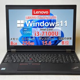 【良品】【7 日保証付き】LENOVO ThinkPad L570/Intel Core i3-7100U/8GB /SSD256GB /Windows /Office付きN2860_476
