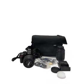 Nikon◆デジタル一眼カメラ D3200 200mm ダブルズームキット [ブラック]//