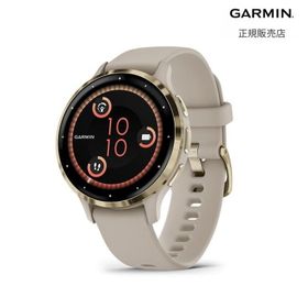 国内正規品 ガーミン GARMIN Venu 3S French Gray / Cream Gold 010-02785-42 ヴェニュー3S 腕時計 suica対応 ランニング ウォーキング