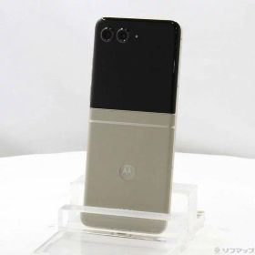【中古】Motorola(モトローラ) motorola razr 50 512GB サンドクリーム PB230001JP SIMフリー 【269-ud】