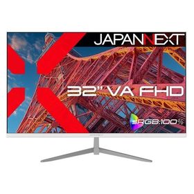 JAPANNEXT 液晶ディスプレイ ホワイト 32型 JN-V32FLFHD-W 1点