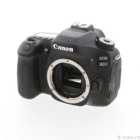 【中古】Canon(キヤノン) EOS 80D ボディ ブラック 【348-ud】