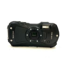 【全額返金保証】【最速発送】RICOH コンパクトデジタルカメラ WG-80 ブラック 動作確認済