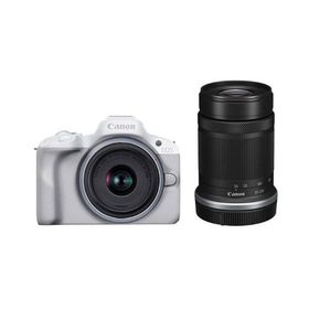 【ラッピング可】【即日発送】【新品】CANON キャノン ミラーレス一眼カメラ EOS R50 ダブルズームキット ホワイト