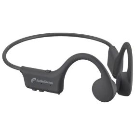 オーム電機AudioComm 骨伝導イヤホン ワイヤレスイヤホン 耳をふさがない Bluetooth5.3 スマホ ハンズフリー通話 イヤホンマイク オープンイヤーヘッドホン HP-BC110N 03-1666 OHM