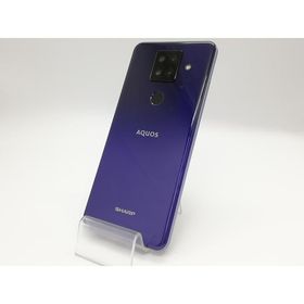 【中古】SHARP OCN 【SIMフリー】 AQUOS sense4 plus パープル 8GB 128GB SH-M16【那珂川】保証期間１ヶ月【ランクB】