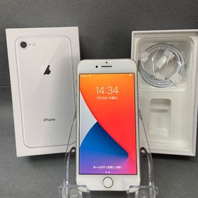 美品 国内版 SIMフリー iPhone8 64GB シルバー色