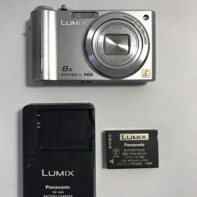 【中古】 パナソニック デジタルカメラ ルミックス シルバー DMC-ZX3-S