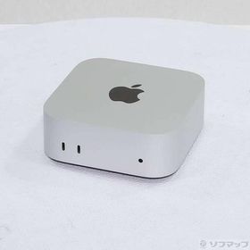 〔中古〕Apple(アップル) Mac mini Late-2024 MU9D3J／A Apple M4 10コアCPU_10コアGPU 16GB SSD256GB シルバー 〔26.3 Tahoe〕〔269-ud〕