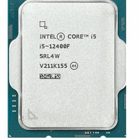 Intel Core i5-12400F 6C 12T 2.5GHz to 4.4GHz Socket 1700 Alder Lake-S 10NM 18MB 65W Jan 2022