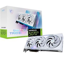 MSI GeForce RTX 5070 Ti 16G GAMING TRIO OC WHITE グラフィックスボード VD9040