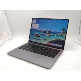 【中古】Apple MacBook Pro 14インチ M1 Pro(CPU:8C/GPU:14C) 16GB/512GB スペースグレイ MKGP3J/A (14インチ, 2021)【ECセンター】保証期間１ヶ月【ランクB】
