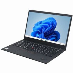 ノートパソコン lenovo ThinkPad X1 Carbon Gen 8 中古 2019年モデル Windows11 64bit WQHD液晶 WEBカメラ 第10世代 Core i5 メモリ16GB 高速 SSD 無線LAN 14イ