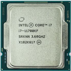 Intel Core i7-11700KF SRKNN 8C 16T 3.6GHz to 5GHz Socket 1200 Rocket Lake 14NM 16MB 125W Mar