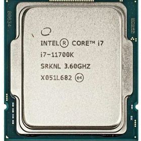Intel Core i7-11700K SRKNL 8C 16T 3.6GHz to 5GHz Socket 1200 Rocket Lake 14NM 16MB 125W Mar 2021