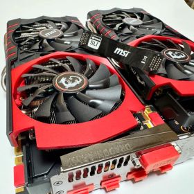 動作確認済 2枚 MSI GTX 980 GAMING 4G 純正SLIブリッジ