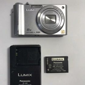【中古】パナソニック デジタルカメラ ルミックス シルバー DMC-ZX3-S