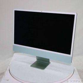 〔中古〕Apple(アップル) iMac 24-inch Mid-2021 MGPJ3J／A Apple M1 8コアCPU_8コアGPU 8GB SSD512GB グリーン 〔macOS v26.5.2〕〔258-ud〕