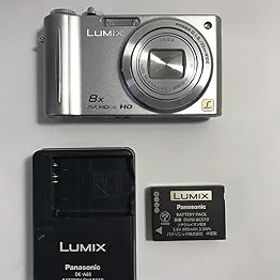 【中古】パナソニック デジタルカメラ ルミックス シルバー DMC-ZX3-S