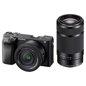 SONY デジタル一眼カメラ 【15,000円 CashBack 11/14-1/13】α6400 ILCE-6400X ダブルズームレンズキット [ブラック]