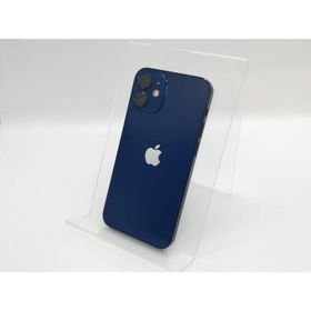 【中古】Apple docomo 【SIMロック解除済み】 iPhone 12 mini 128GB ブルー MGDP3J/A【京都】保証期間１ヶ月【ランクC】