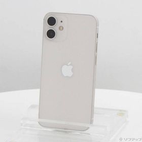 〔中古〕Apple(アップル) iPhone12 mini 256GB ホワイト NGDT3J／A SIMフリー〔377-ud〕