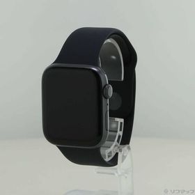 〔中古〕Apple(アップル) Apple Watch Series 4 GPS 44mm スペースグレイアルミニウムケース ブラックスポーツバンド〔262-ud〕
