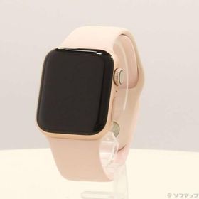 〔中古〕Apple(アップル) Apple Watch Series 4 GPS 40mm ゴールドアルミニウムケース ピンクサンドスポーツバンド〔258-ud〕