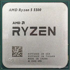 AMD Ryzen 5 5500 6C 12T 3.6GHz to 4.2GHz Socket AM4 Cezanne 7NM 16MB 65W Apr 2022