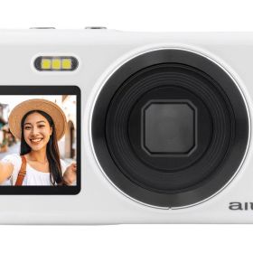 アイワマーケティングジャパン コンパクトデジタルカメラ aiwa cam DCB-2 ホワイト(1600万画素CMOSセンサー/電子手ブレ補正/AF/4倍デジタルズーム/自撮り撮影/軽量)(JA5-DCM0003(WH))