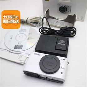 超美品 Nikon 1 J1 ボディ ホワイト 即日発送 ミラーレス一眼 ニコン 本体 あすつく 土日祝発送OK