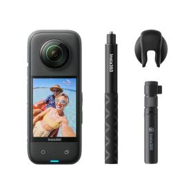 Insta360 X3 | 新型1/2インチ48MPセンサー IPX8防水 5.7K360度動画 72MP360度写真 手ブレ補正 アクティブHDR 4K一人称視点 60fps自撮り 360度水平維持 AI編集 音声制御2.0 長時間 アクションカム
