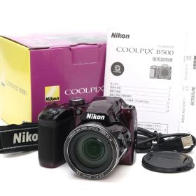 AA- (極上品) Nikon ニコン COOLPIX B500 プラム 初期不良返品対応 77-211
