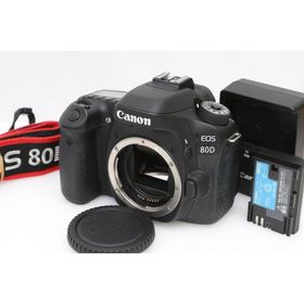 【全額返金保証】【全額返金保証】美品｜キヤノン EOS 80D ボディ CA01-D182-2O1B