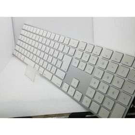 【中古】Apple Magic Keyboard（2017/テンキー付き/A1843） - 日本語（JIS） シルバー MQ052J/A【新橋烏森通り】保証期間１週間