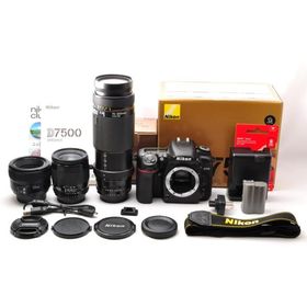 Nikon ニコン D7500 単焦点＆標準＆超望遠トリプルレンズセット 美品