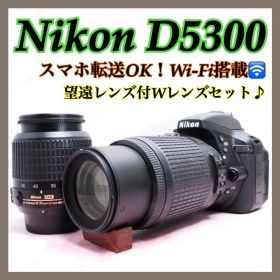 新品級✨Nikon D5300✨シャッター数約471回✨Wレンズセット