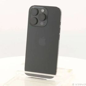 ソフマップ 〔中古品〕 iPhone16 Pro 128GB ブラックチタニウム MYMV3J／A SIMフリー【262】