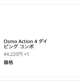 Osmo Action 4 ダイビングコンボ「箱無」
