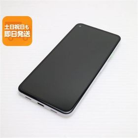 美品 SoftBank Google Pixel 4a (5G) 128GB クリアリーホワイト スマホ 中古あすつく 土日祝発送 即日発送