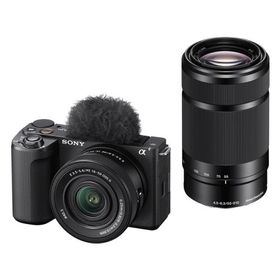 ソニー デジタル一眼カメラ VLOGCAM ZV-E10 II ダブルズームレンズキット ZV-E10M2X B 2710070125418【代引き支払い不可】【北海道・沖縄・離島は送料別途】-FC-