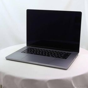 〔中古〕Apple(アップル) MacBook Pro 16.2-inch Late-2021 MK193J／A Apple M1 Pro 10コアCPU_16コアGPU 32GB SSD1TB スペースグレイ 〔26.3 Tahoe〕〔258-ud〕
