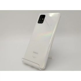 【中古】SAMSUNG au 【SIMロック解除済み】 Galaxy A51 5G プリズム ブリックス ホワイト 6GB 128GB SCG07【三宮センター】保証期間1ヶ月【ランクB】