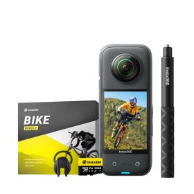 Insta360 X3 ｜ アクションカメラ 新型1/2インチ48MPセンサー IPX8防水 5.7K360度動画 72MP360度写真 手ブレ補正 アクティブHDR 4K一人称視点 60fps自撮り 360度水平維持 AI編集 音声制御2.0 長時間