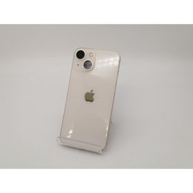 【中古】Apple docomo 【SIMフリー】 iPhone 13 mini 128GB スターライト MLJE3J/A【三宮センター】保証期間１週間【ランクC】