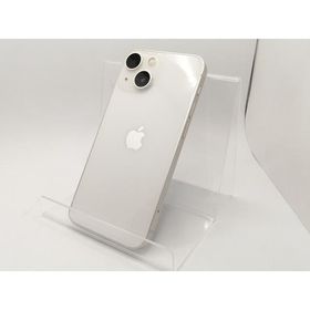 【中古】Apple docomo 【SIMフリー】 iPhone 13 mini 128GB スターライト MLJE3J/A【川崎駅前】保証期間１ヶ月【ランクC】