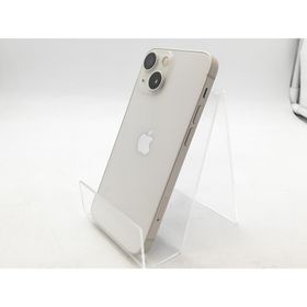 【中古】Apple au 【SIMフリー】 iPhone 13 mini 128GB スターライト MLJE3J/A【柏】保証期間１週間【ランクC】