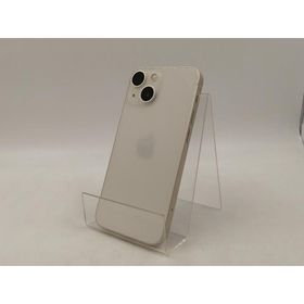【中古】Apple 国内版 【SIMフリー】 iPhone 13 mini 128GB スターライト MLJE3J/A【宇田川】保証期間１ヶ月【ランクC】