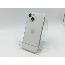 【中古】Apple docomo 【SIMフリー】 iPhone 13 mini 128GB スターライト MLJE3J/A【千葉】保証期間１ヶ月【ランクC】