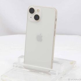 〔中古〕Apple(アップル) iPhone13 mini 128GB スターライト MLJE3J／A SIMフリー〔258-ud〕